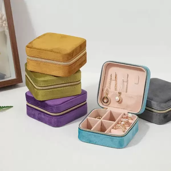 Jewelry Organizer Travel Box Case - Image 6