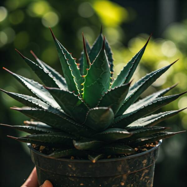 Agave Plant Tequllia 6-Inch Potted Plant – Ideal for Homes and Gardens - Image 9